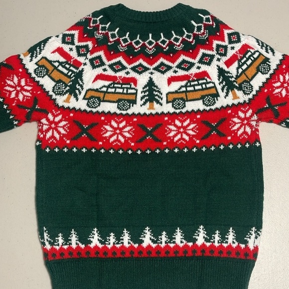 NEW Green Fair Isle Wagon Sweater - Griswold Christmas Sweater - Women’s Small - Picture 3 of 8